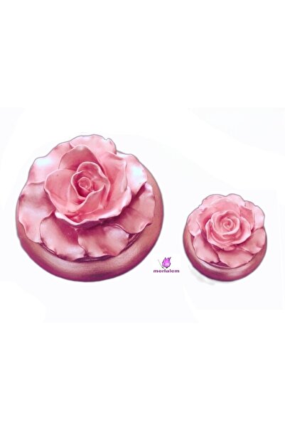 morlalem m 2'li Gül Kabarmalı Kutu Silikon Kalıp Seti K-055 K-153, Polyester Taş Tozu Çimento Alçı Kalıbı