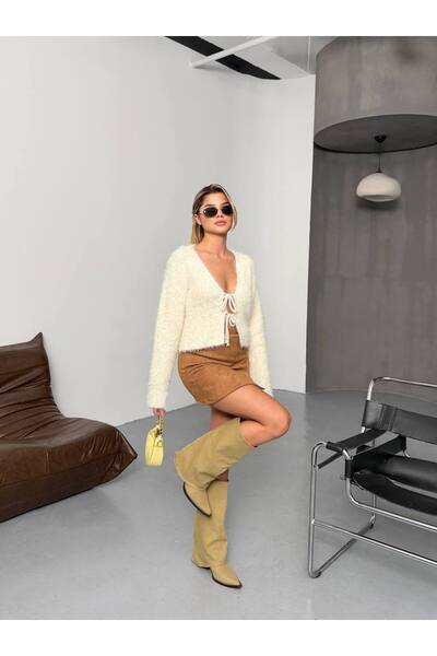 LOUP DORE Beard-Friendly Cardigan with Front Buttons