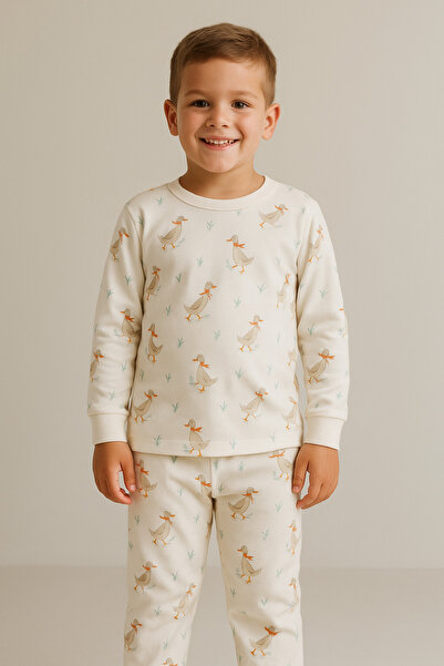 Katia&Bony Children's Duck Patterned Pajama Set