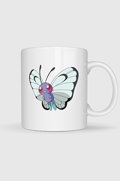 Bahriyeli Collection كوب فراشة مطبوع