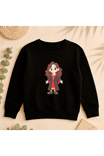 SVART WEAR Sweatshirt Casual Front Side Printed 100% Cotton Fancy Crew Neck Oversize