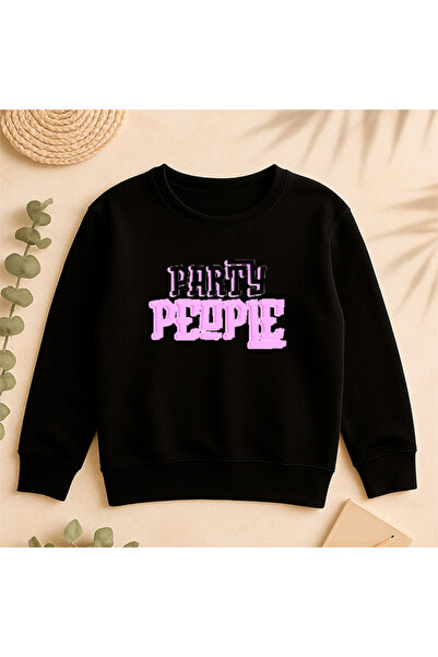 SVART WEAR Sweatshirt Casual Front Side Printed 100% Cotton Fancy Crew Neck Oversize