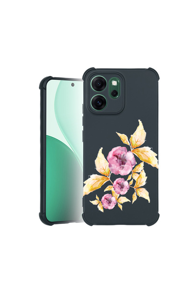 bestcase Carcasă Pro Shock pentru Oppo Reno 14F / FS, cu design floral pastel...