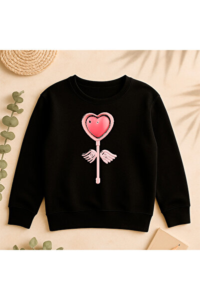 SVART WEAR Sweatshirt Casual Front Side Printed 100% Cotton Fancy Crew Neck Oversize