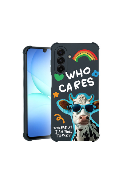 bestcase Carcasă Pro Shock pentru Samsung Galaxy A17, cu design Cool Cow - Who Cares?, 3100021 ASB 975