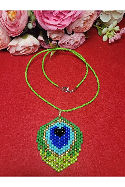 Handmade Pandantiv Splendoarea Păunului