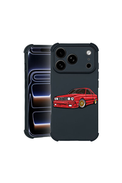 bestcase Carcasă Pro Shock pentru Apple iPhone 17 Pro, cu design Mașină clasi...