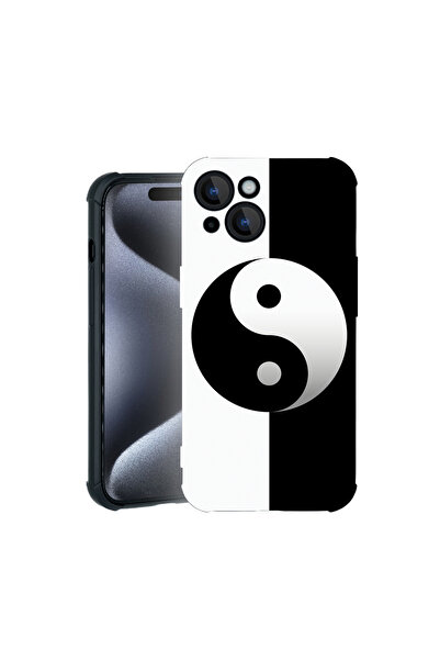bestcase Carcasă Pro Shock pentru Apple iPhone 15, cu design Yin Yang, 3100031 ASB 1181
