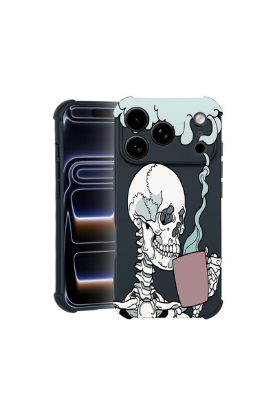 bestcase Θήκη Pro Shock για Apple iPhone 17 Pro, με σχέδιο κρανίο, 3100038 AS...