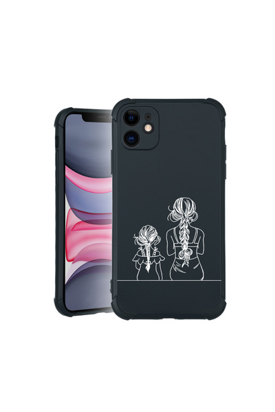 bestcase Carcasă Pro Shock pentru Apple iPhone 11, cu design Mama și Fiica, 3...