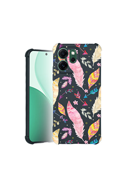 bestcase Carcasă Pro Shock pentru Oppo Reno 14F / FS, design cu pene colorate...
