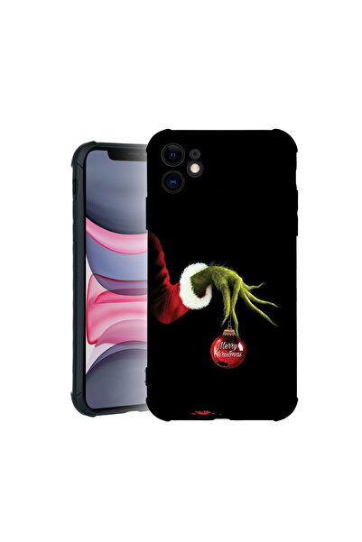 bestcase Carcasă Pro Shock pentru Apple iPhone 11, cu design Grinch de Crăciu...