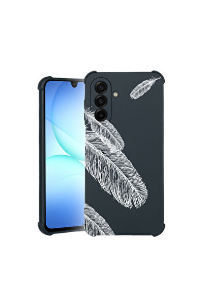 bestcase Carcasă Pro Shock pentru Samsung Galaxy A16, cu design Feathers Minimal, 3100020 ASB 18