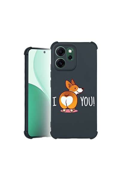 bestcase Θήκη Pro Shock για Oppo Reno 14F / FS, με σχέδιο Sweet doggy Emoji, ...