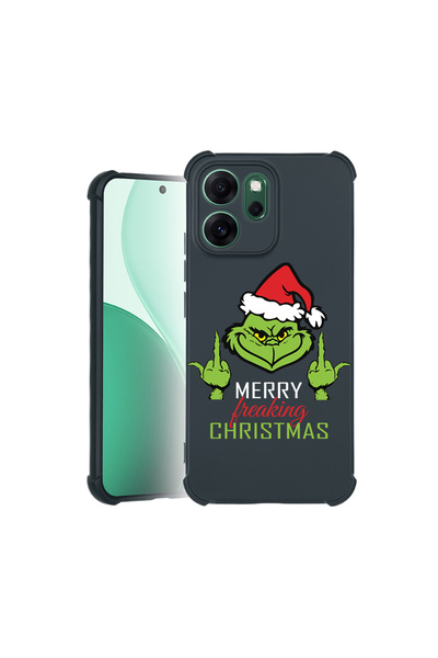 bestcase Калъф Pro Shock за Oppo Reno 14F / FS, с дизайн Grinches - Весела Ко...