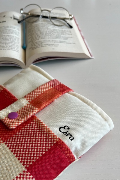Outlet Çarşım Personalized Book Cover with Pocket