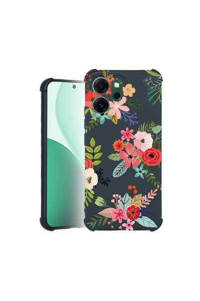 bestcase Carcasă Pro Shock pentru Oppo Reno 14F / FS, cu design floral, 31000...