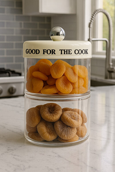 VERRA CONCEPT Glass Vacuum Jar Set with Lid 2 Layers | Nuts - Dry Food Storage