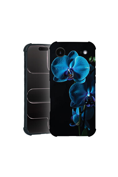 bestcase Калъф Pro Shock за Apple iPhone 17 Air, дизайн с цвят син орхидея, 3...