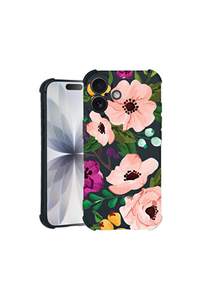 bestcase Carcasă Pro Shock pentru Apple iPhone 14 Pro, cu design floral paste...