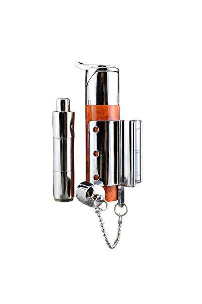 Sarome Brichetă Japonia jet flame trabucuri + punch Inox - Cadou
