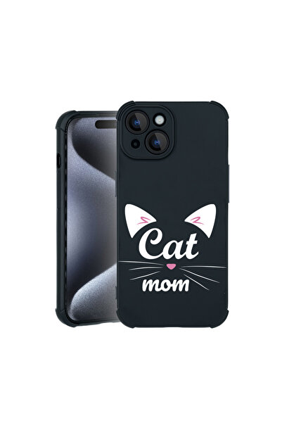 bestcase Carcasă Pro Shock pentru Apple iPhone 15, cu design Cat Mom, 3100031...