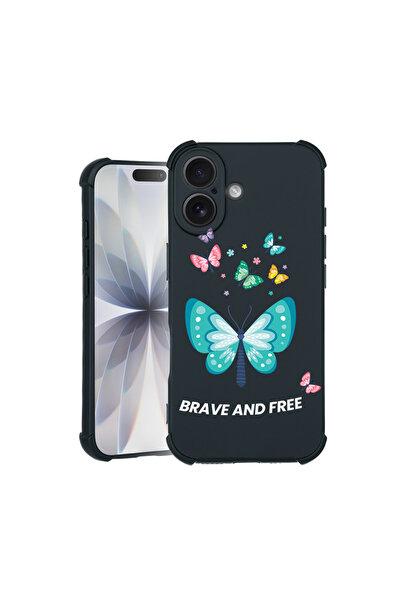 bestcase Pro Shock Case For Apple iPhone 15 Pro, cu Design Butterflies, 31000...