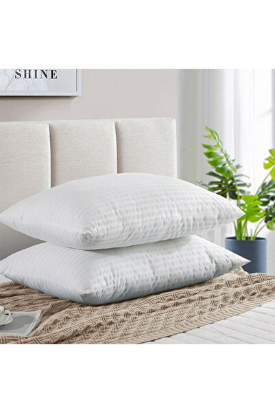 kunzite Home Two pillows, hotel-style, 50*70 cm, microfiber, comfortable head and neck support.
