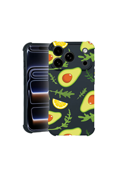 bestcase Carcasă Pro Shock pentru Apple iPhone 17 Pro, cu design Avocado, 310...