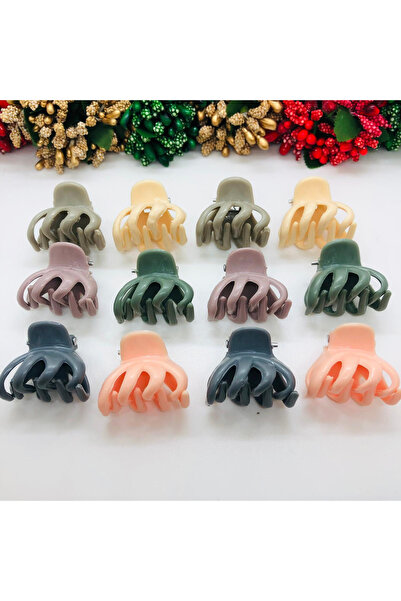 İnDerin Güz Serisi Renkli Küçük Boy Mandal Toka (3 cm)