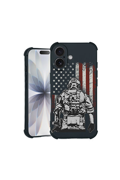 bestcase Carcasă Pro Shock pentru Apple iPhone 17, cu design American Soldier...
