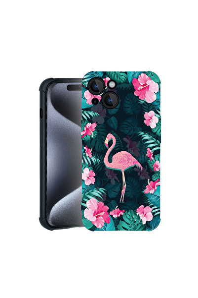 bestcase Θήκη Pro Shock για Apple iPhone 15, με σχέδιο Flamingo, 3100031 ASB 247