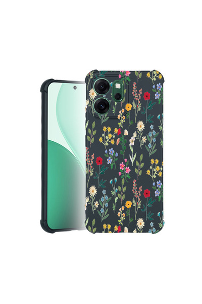 bestcase Carcasă Pro Shock pentru Oppo Reno 14F / FS, cu design Flori de prim...