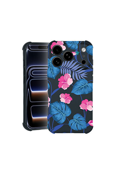 bestcase Carcasă Pro Shock pentru Apple iPhone 17 Pro Max, cu design Flori Tr...