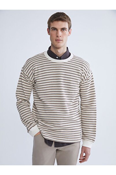 LC Waikiki Pulover tricotat pentru bărbați LCW ECO guler rotund