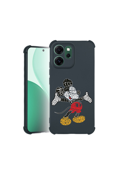 bestcase Pro Shock Case For Oppo Reno 14F / FS, cu Design Calligraphy Mickey Mouse, 3100041 ASB 1525
