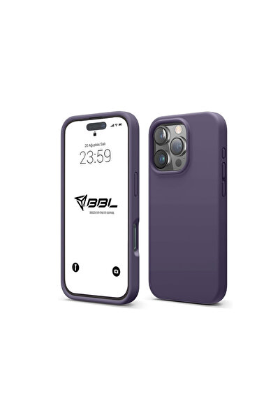 BABİLDEN iPhone 16Pro Max Uyumlu Kılıf İnce Sıvı Silikon 3 Katmanlı Tam Kapla...