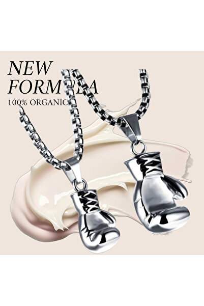 ORGANICYOU قفازات ملاكمة رياضية عتيقة الطراز من ييوو، قلادة أنيقة بتصميم بانك من التيتانيوم