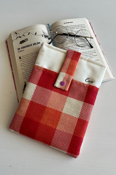 Outlet Çarşım Personalized Book Cover with Pocket
