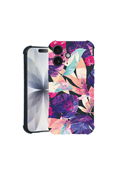 bestcase Carcasă Pro Shock pentru Apple iPhone 14 Pro, cu design Flori Tropic...