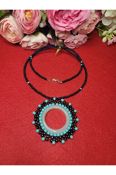 Handmade Pandantiv Lumină de Agat