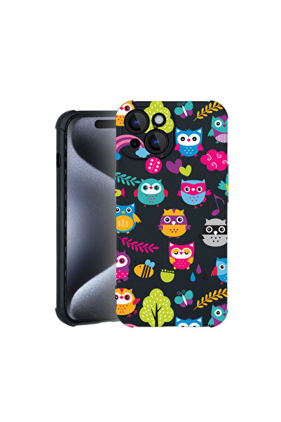 bestcase Carcasă Pro Shock pentru Apple iPhone 15, cu design Bufniță, 3100031...