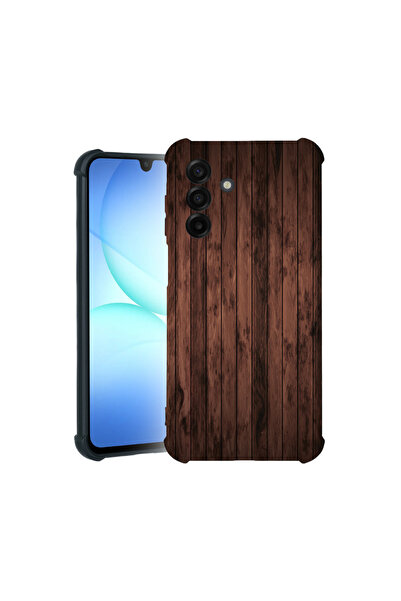 bestcase Carcasă Pro Shock pentru Samsung Galaxy A16, cu design din lemn de n...
