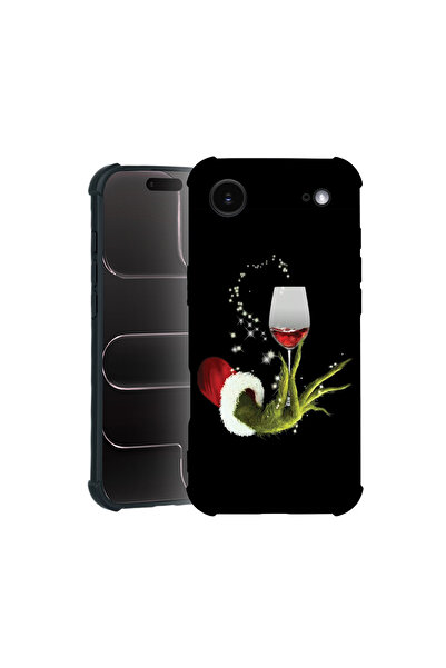 bestcase Carcasă Pro Shock pentru Apple iPhone 17 Air, cu design Grinch de Cr...