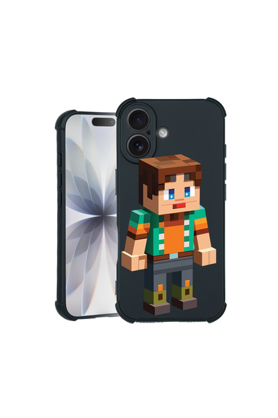 bestcase Carcasă Pro Shock pentru Apple iPhone 15 Pro, cu design personaj Min...