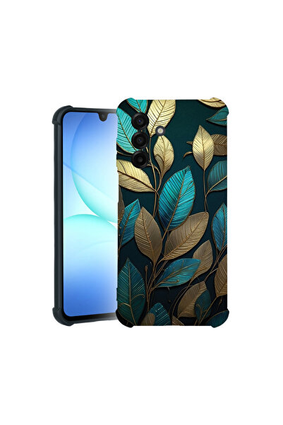 bestcase Carcasă Pro Shock pentru Samsung Galaxy A16, cu design Golden Feathers, 3100020 ASB 1164