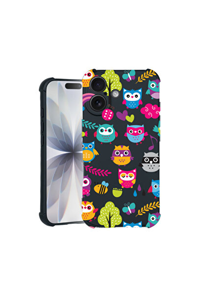 bestcase Carcasă Pro Shock pentru Apple iPhone 15 Pro Max, cu design Bufniță,...