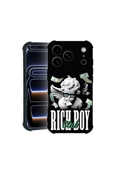 bestcase Θήκη Pro Shock για Apple iPhone 17 Pro, με σχέδιο Rich Boy Club, 310...