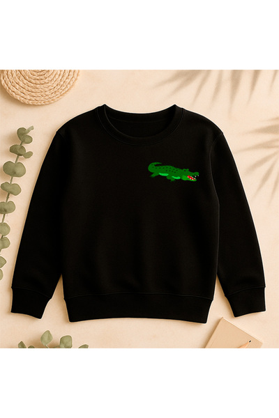 SVART WEAR Sweatshirt Daily cu imprimare pe partea din față 100% bumbac Fancy...