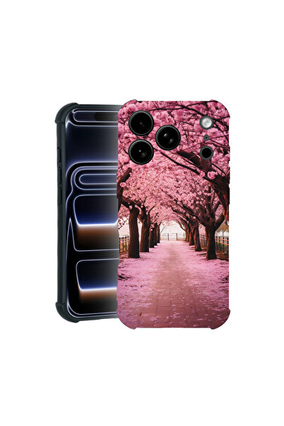 bestcase Carcasă Pro Shock pentru Apple iPhone 17 Pro, cu design cu flori de ...